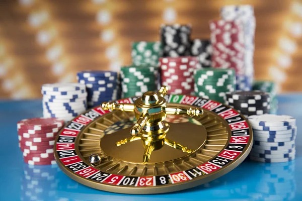 SA Gaming baccarat betting layout and chip denominations